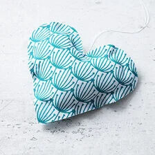 X-zawieszki prezentowe z tkaniny