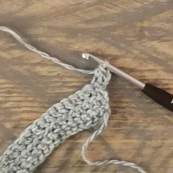 Półsłupek nawijany – szydełkowanie krok po kroku