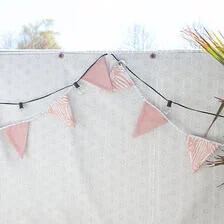 Instrukcja szycia girlandy z chorągiewek