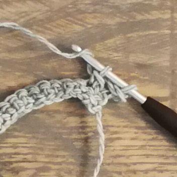 X-Słupki szydełkowe