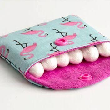 Szycie etui na tampony