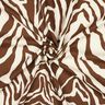 Mieszanka wiskozy i lnu Zebra – mleczna biel/kasztanowy brąz,  thumbnail number 3