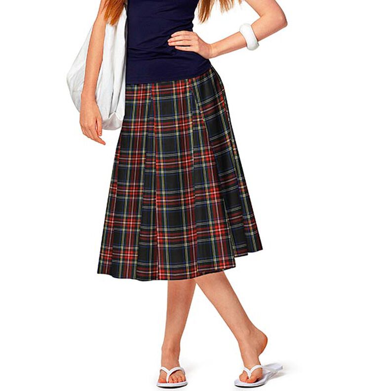 Szkocka krata Tartan kratka duża – czerń,  image number 5