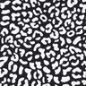 Materiał na kostiumy kąpielowe abstrakcyjne centki lamparta – czarnoniebieski/biel,  thumbnail number 6