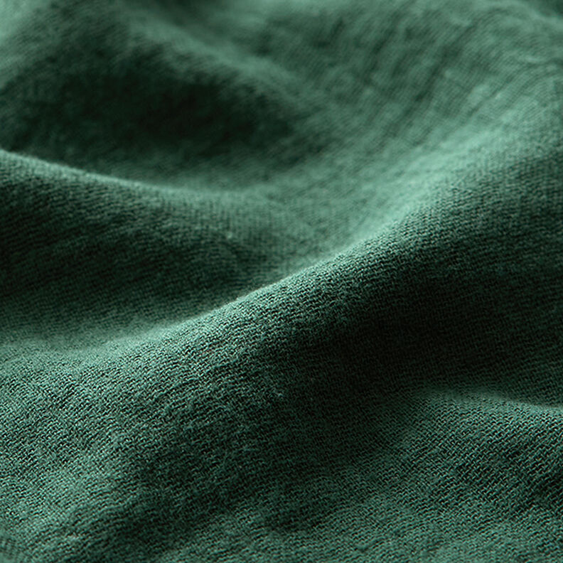 Muślin / Tkanina double crinkle – ciemna zieleń,  image number 3