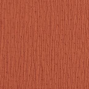Muślin / Tkanina double crinkle dobby – terakota, 