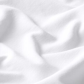 GOTS Dżersej bawełniany | Tula – biel | Resztka 50cm, 