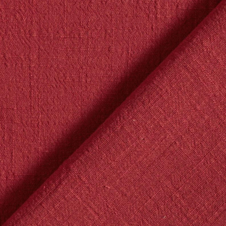 Tkanina bawełniana z efektem lnu – terakota,  image number 3