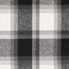 Flanela na płaszcze w kratkę | Katia Fabrics – mglisty szary/stare srebro, 