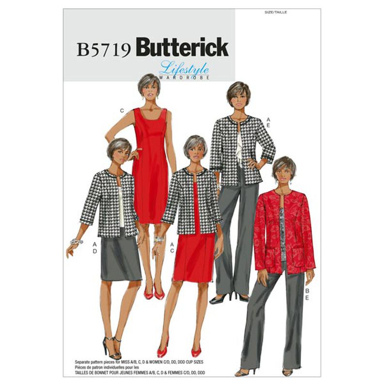 Kurtka|Sukienka|Spódnica|Spodnie, Butterick,  image number 1