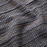 Strukturalny materiał na płaszcze z brokatową przędzą – ciemnogranatowy/wydma,  thumbnail number 2