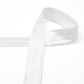 Lamówka elastyczna (guma łamana) błyszcząca [20 mm] – biel, 