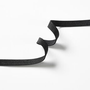 Taśma gumkowa gładka [5 m | 10 mm] &ndash; czerń, 