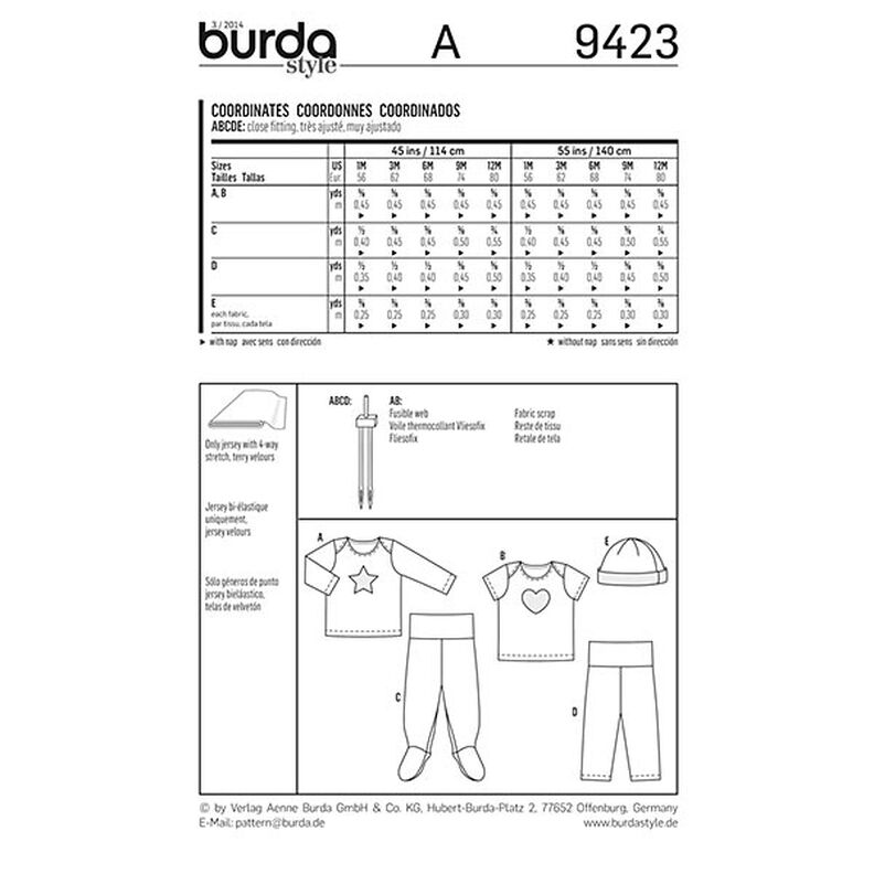 Shirt / spodnie / czapka, Burda 9423,  image number 6