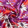 Satyna w wyraziste kwiaty – pomarańcza/czerwona lilia,  thumbnail number 3