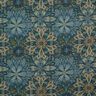 Tkanin dekoracyjna Gobelin mandala z kwiatów – czerń/błękit,  thumbnail number 1
