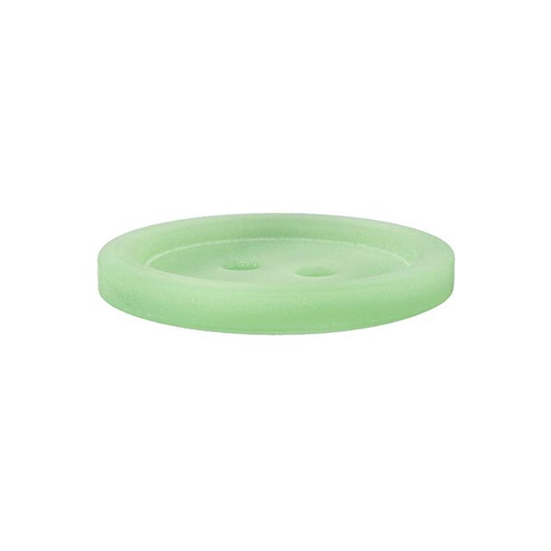 Guzik plastikowy z 2 dziurkami Basic - jasnozielony,  image number 2