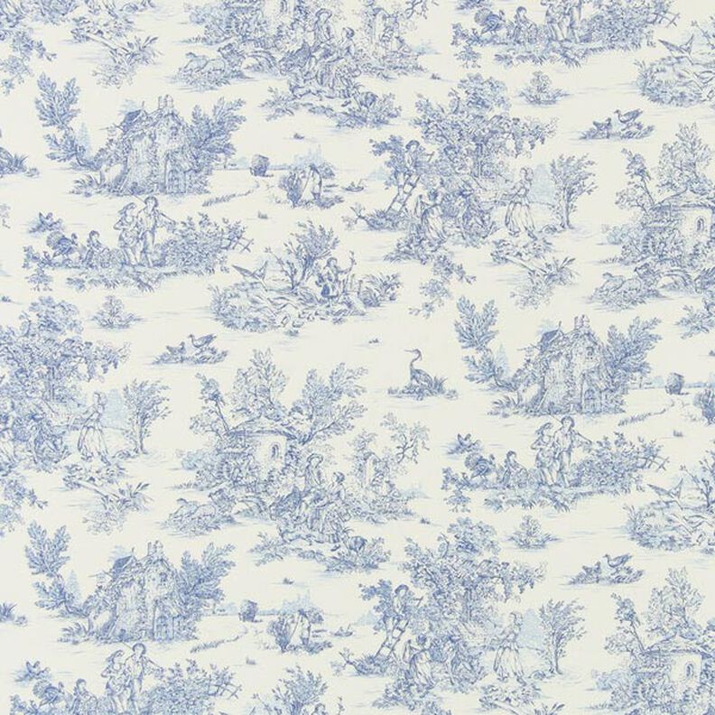 Tkanina bawełniana Mini Pastorale 280 cm – błękit,  image number 1
