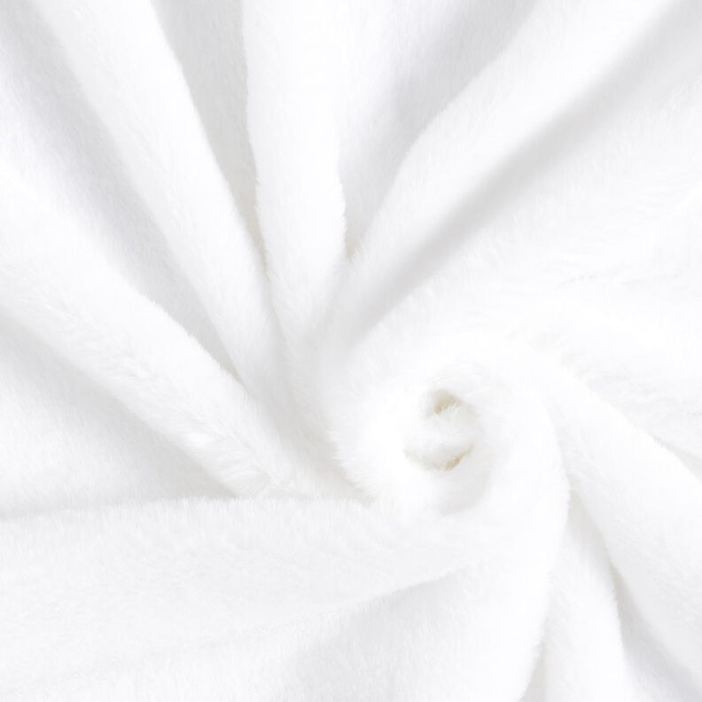 wysokiej jakości, jednokolorowe sztuczne futro – biel,  image number 1
