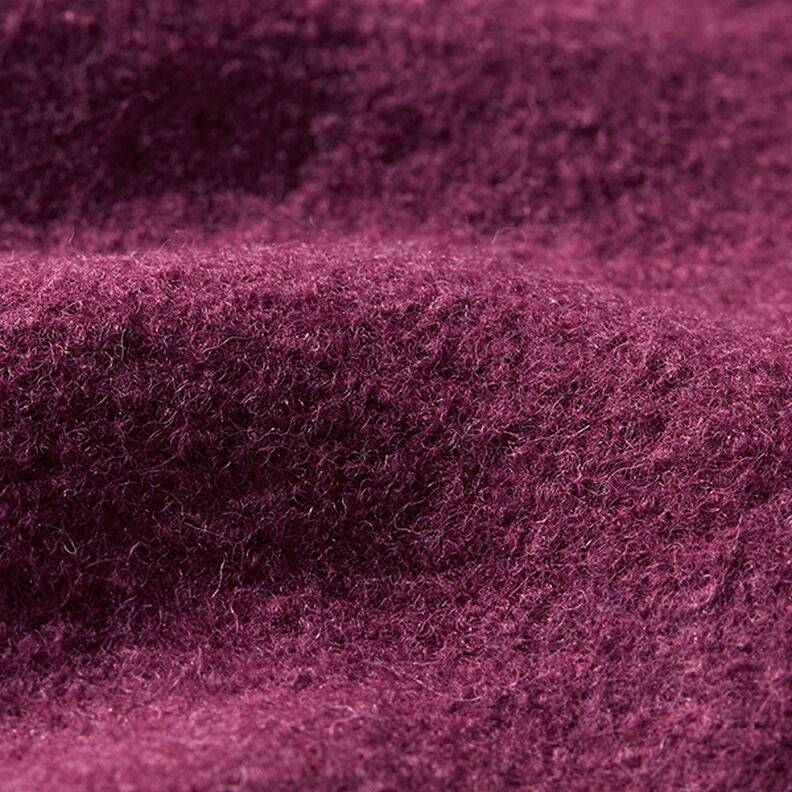 Wełniany loden spilśniany – purpura,  image number 2