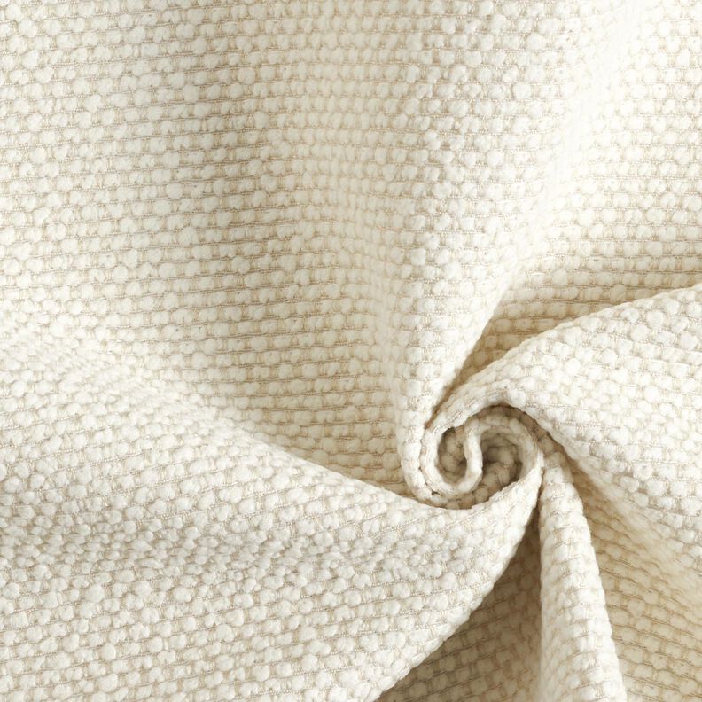 Tkanina outdoor efekt bouclé – krem,  image number 1