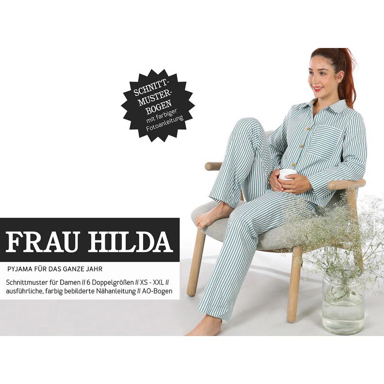 FRAU HILDA Piżama w wersji krótkiej i długiej | Studio Schnittreif | XS-XXL,  image number 1