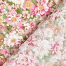Popelina bawełniana romantyczne kwiaty – róż/beż,  thumbnail number 4