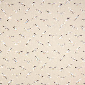Tkanina dekoracyjna half panama Mewy – naturalny, 