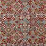 Tkanin dekoracyjna Gobelin misterne ornamenty – jasnobeżowy/czerwień karminowa,  thumbnail number 1