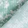 Muślin / Tkanina double crinkle Wz&oacute;r kwiatowy &ndash; eukaliptusowy/biel,  thumbnail number 4