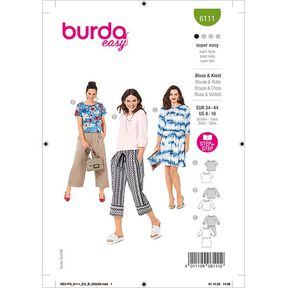 Bluzka | Burda 6111 | 34-44, 
