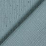 Muślin / Tkanina double crinkle dobby – stalowoniebieski,  thumbnail number 4