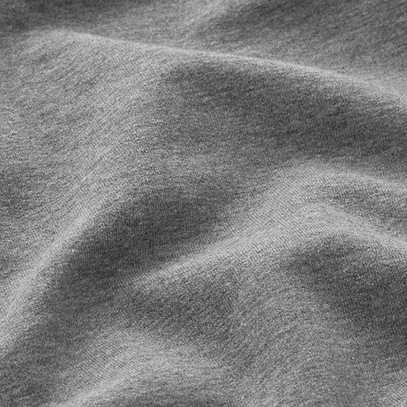 Lekka dresówka bawełniana melanż – ciemnoszary, image number 4