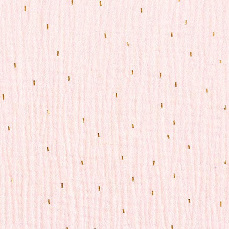 Muślin Nadruk foliowy Prostokąt | by Poppy – różowy,  image number 1