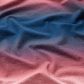 Dżersej bawełniany Ombre | Glitzerpüppi – ciemnogranatowy/jasny jagodowy, 