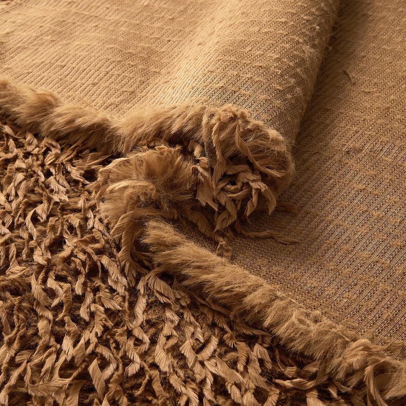 Sztuczne futerko pióra, jednokol | Katia Fabrics – mokka,  image number 9