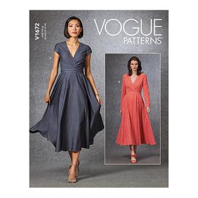 Vestido, Vogue 1672 | 32-40, 