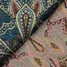 Tkanin dekoracyjna Gobelin mandala z kwiatów – czerń/błękit,  thumbnail number 4
