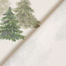Tkanin dekoracyjna Half panama eleganckie choinki – naturalny/pinia,  thumbnail number 4
