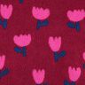 Puszysty plusz tulipany | Poppy Fabrics – czerwień karminowa,  thumbnail number 1