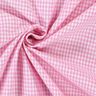 Tkanina bawełniana Kratka Vichy 0,2 cm – róż/biel,  thumbnail number 2