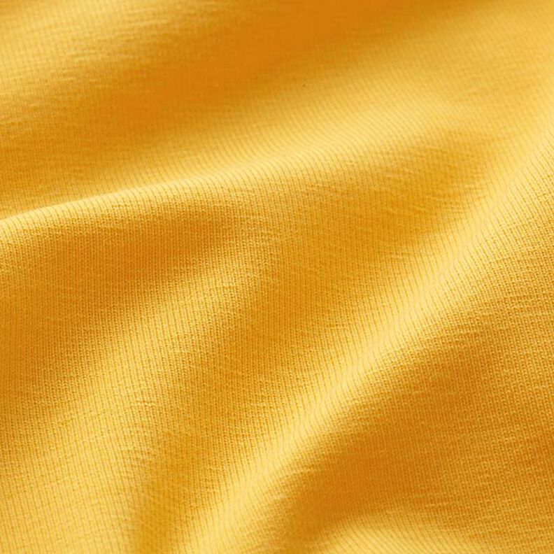 Dżersej bawełniany średniej ciężkości jednokol. – słoneczna żółć,  image number 4
