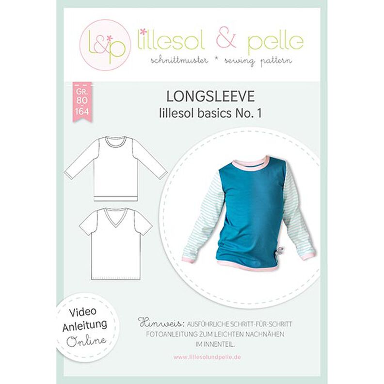 Bluzka z długim rękawem, Lillesol & Pelle No. 1 | 80 - 164,  image number 1