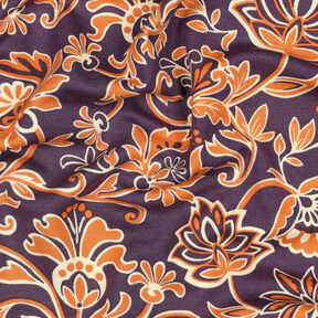 Dżersej romanit kwiaty paisley | Poppy Fabrics – lilia, 