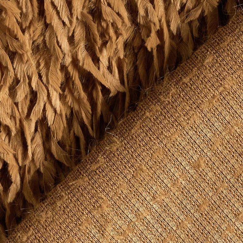 Sztuczne futerko pióra, jednokol | Katia Fabrics – mokka,  image number 5
