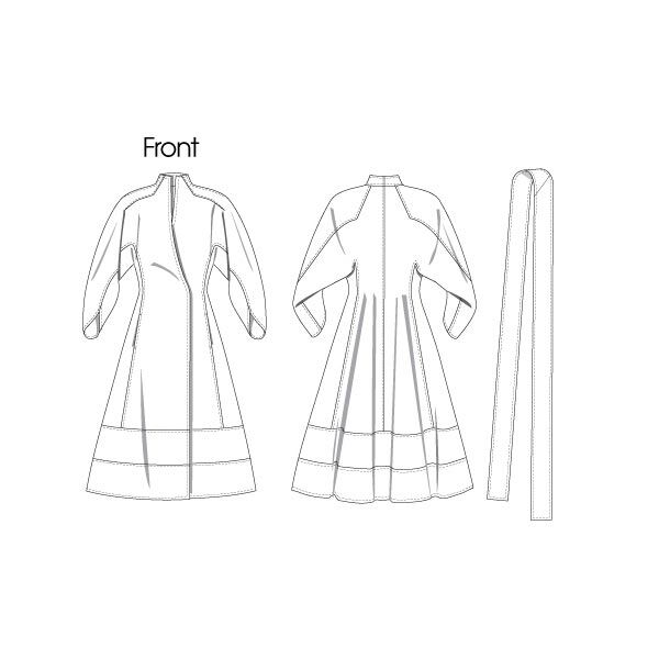 Sukienka kimonowa, Ralph Rucci, Vogue 1239 | 40 - 46,  image number 7