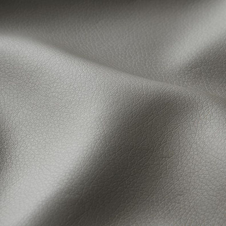 Tkanina tapicerska imitacja skóry naturalny wygląd – szary,  image number 2