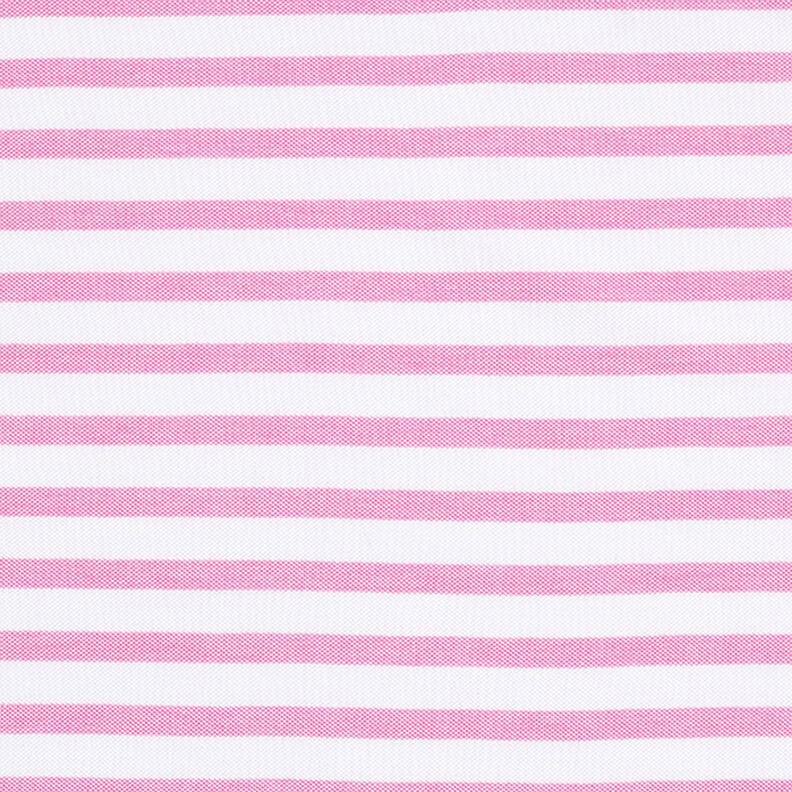 Dżersej pika w paski – biel/pink,  image number 1