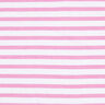 Dżersej pika w paski – biel/pink,  thumbnail number 1