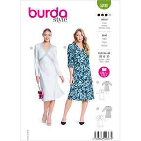 Sukienka | Burda 5838 | 36-46, 